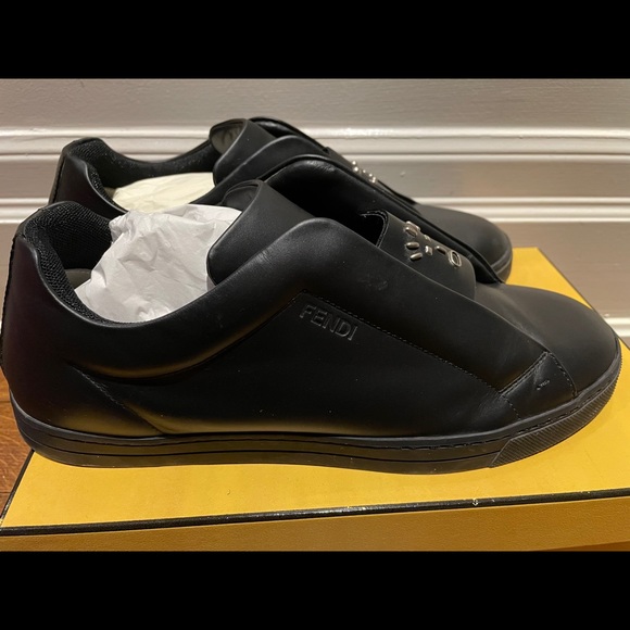 Fendi leather slip-ons for men - Picture 5 of 9